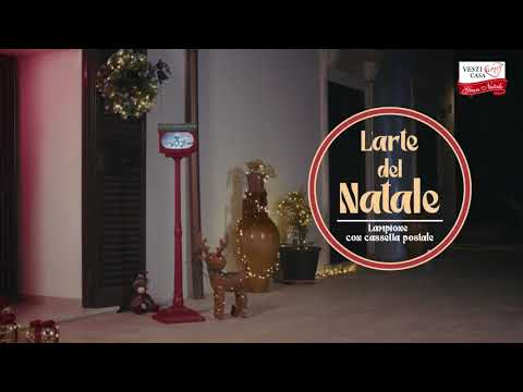 VESTIAMO CASA GRAN NATALE - Lampione Natalizio con Cassetta Postale h150 cm